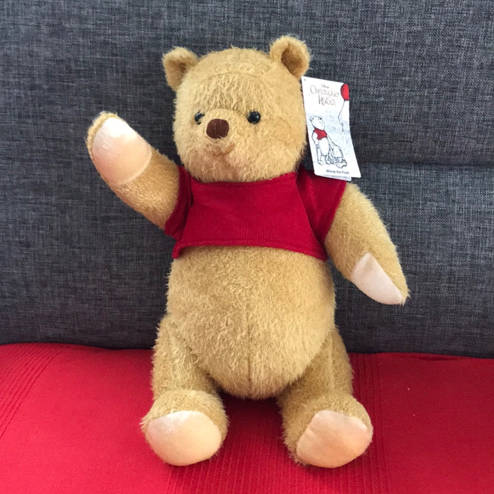 Christopher Robin Winnie the Pooh plush large bear
